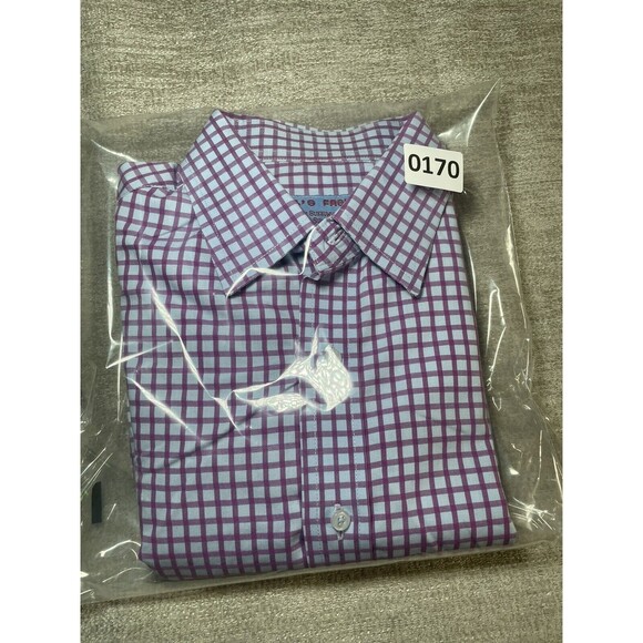 Raja Button Down Shirt Men’s Large Purple Collard - Picture 15 of 15